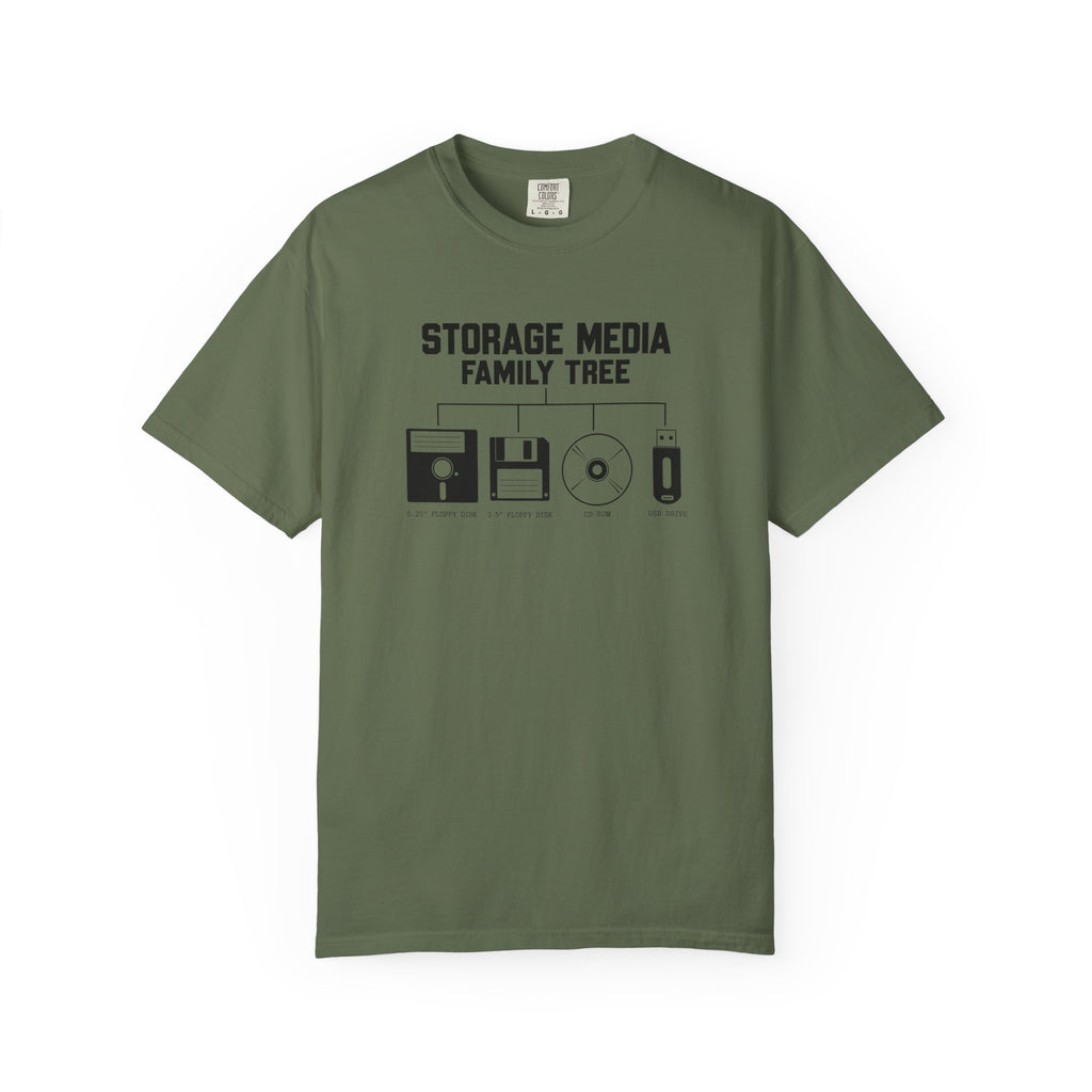 Storage Media Family Tree T-Shirt